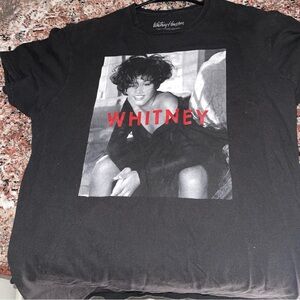 Whitney Houston Vintage Classic Short Sleeve T-Shirt Large
